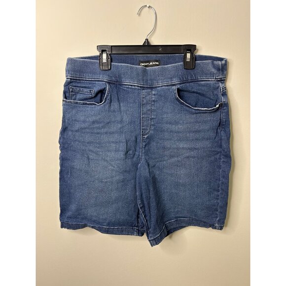 DKNY Blue Women's Shorts - Picture 1 of 6